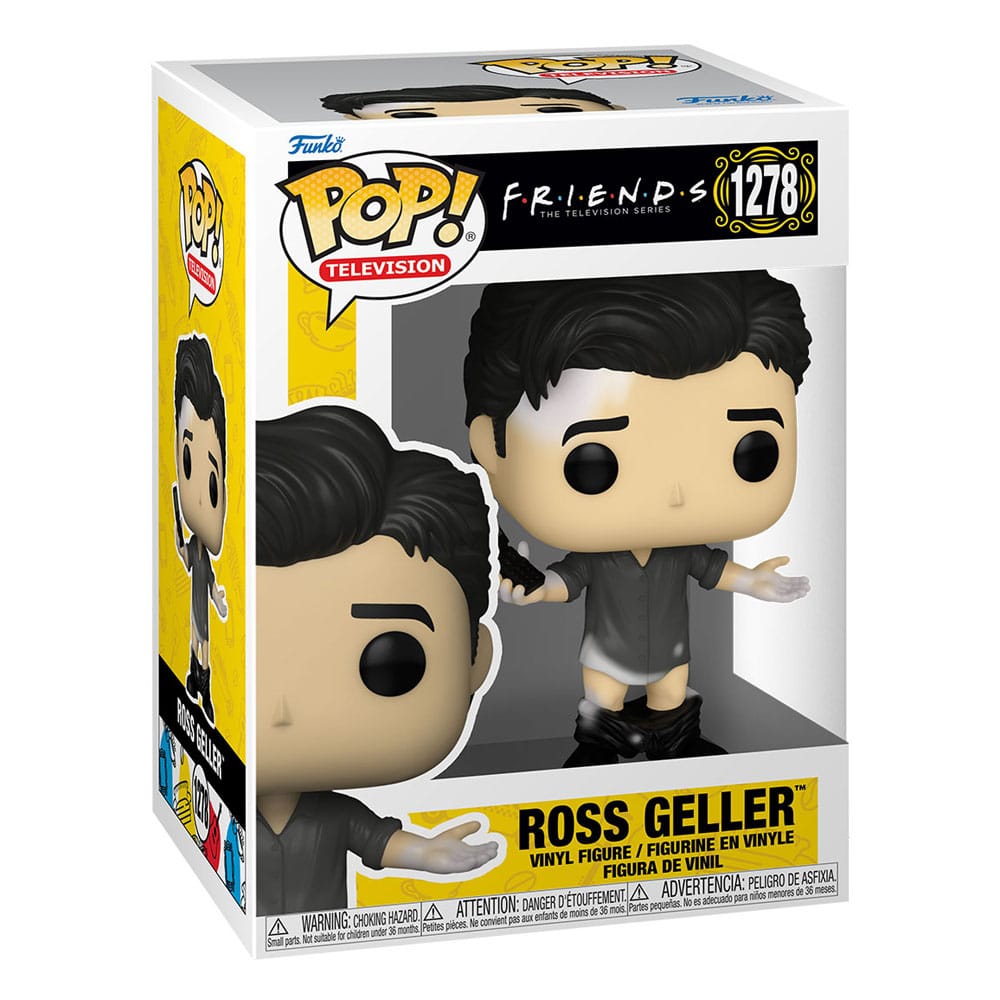 FRIENDS POP! TV VINYL FIGURE ROSS W/ LEATHER PANTS 9 CM