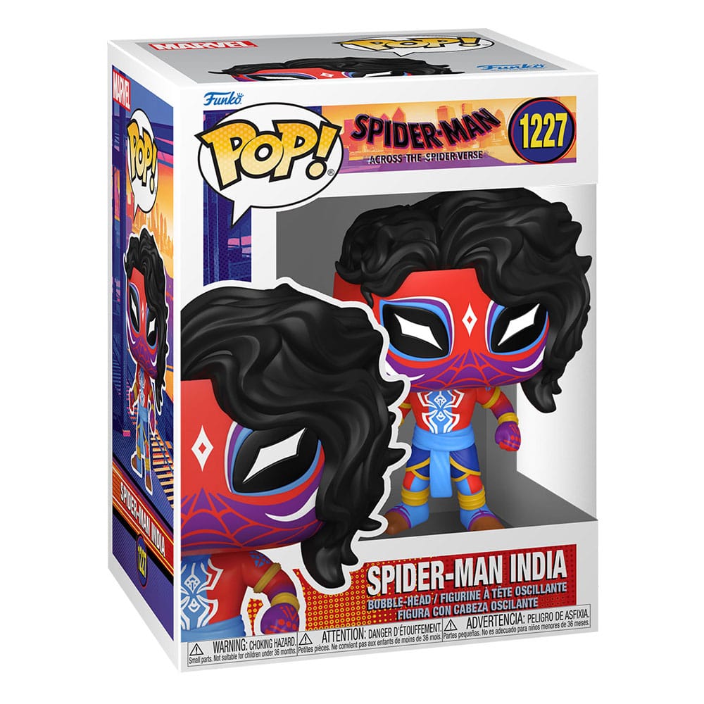 Spider-Man: Across the Spider-Verse POP! Movies Vinyl Figure Spider-Man India 9 cm P037605