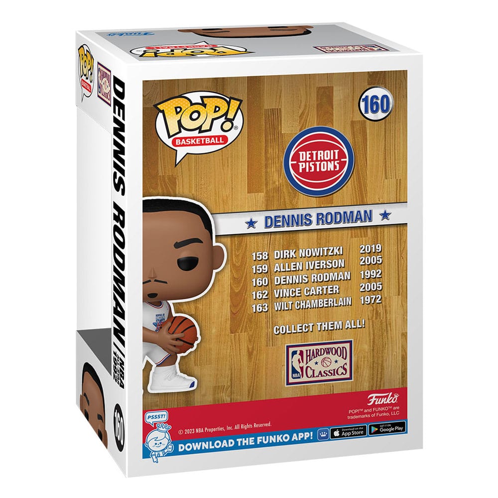 NBA Legends POP! Sports Vinyl Figure Dennis Rodman (1992) 9 cm P037652