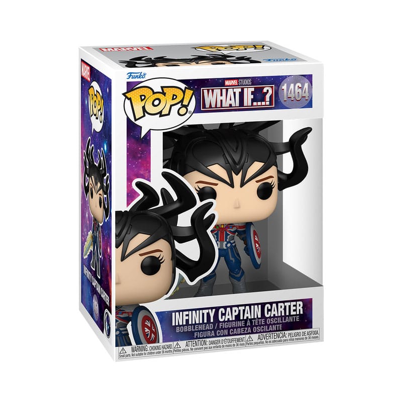 WHAT IF...? POP! ANIMATION VINYL FIGURE INFINITY CAPTAIN CARTER 9 CM P037672