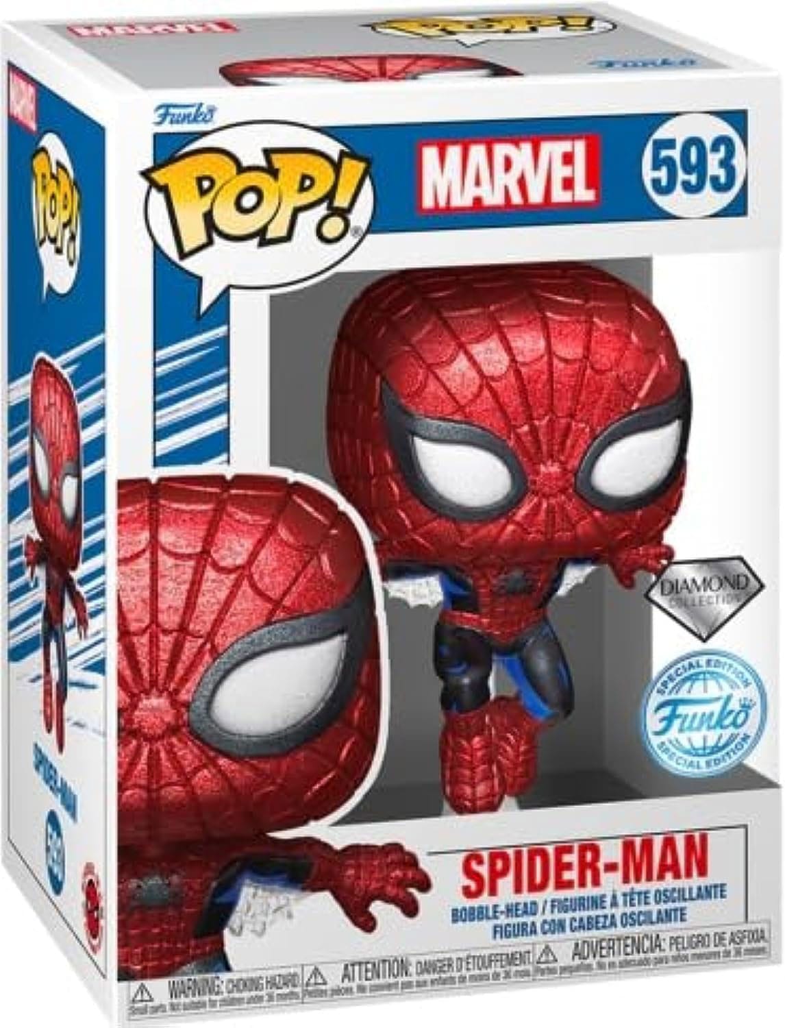 MARVEL 80TH ANNIVERSARY POP! VINYL FIGURE SPIDER-MAN(DGLT) 9 CM P037679