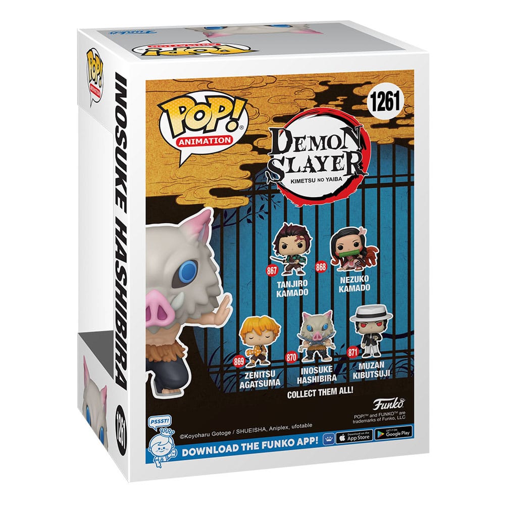 DEMON SLAYER: KIMETSU NO YAIBA POP! ANIMATION VINYL FIGURES 7TH FORM INOSUKE 9 C P037681