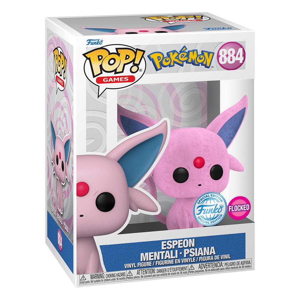 POKEMON POP! GAMES VINYL FIGURE FLOCKED ESPEON 9 CM P037698