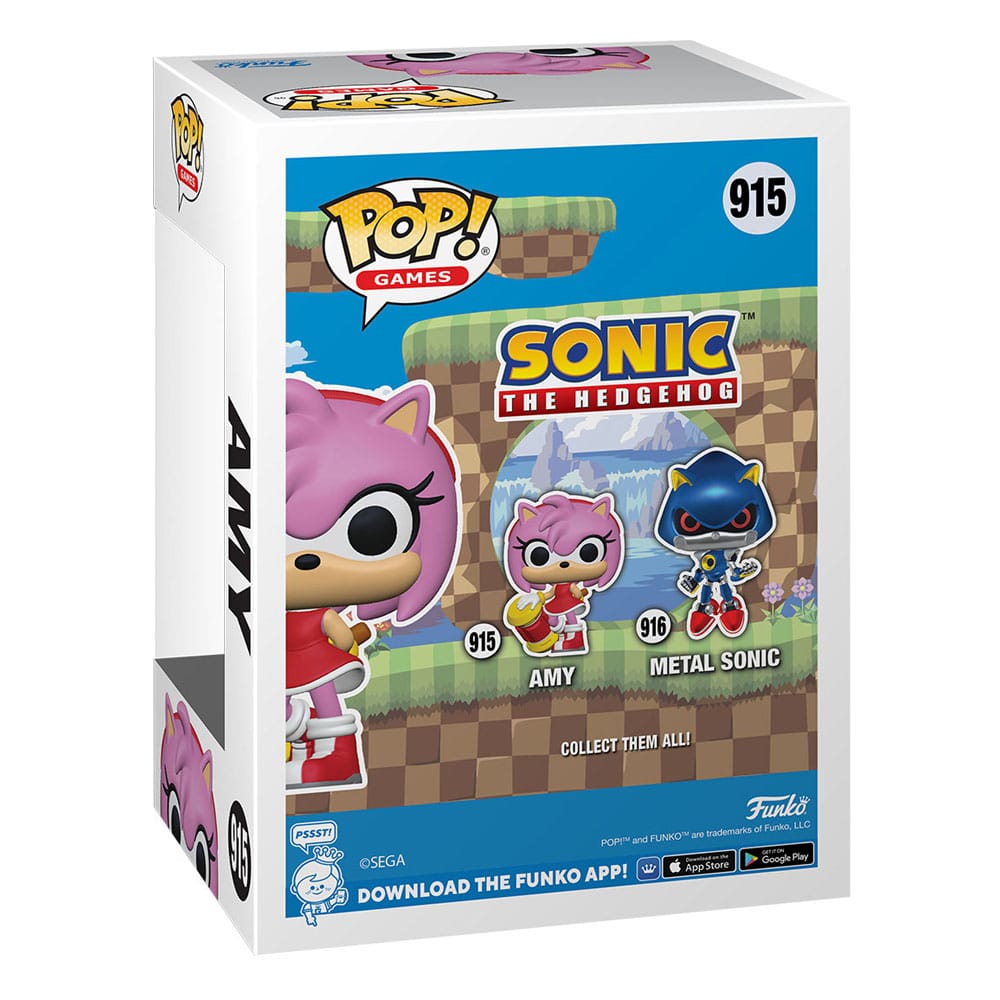Sonic the Hedgehog POP! Games Vinyl Figure Amy Rose 9 cm P066287