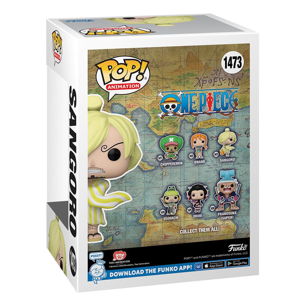 ONE PIECE POP! ANIMATION VINYL FIGURE SANGORO (WANO) 9 CM P037782