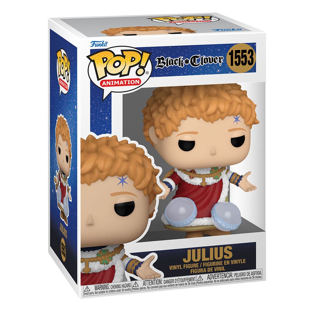 BLACK CLOVER POP! ANIMATION VINYL FIGURE JULIUS 9 CM P037788