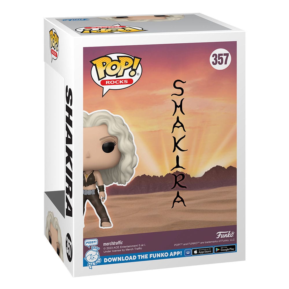 SHAKIRA POP! ROCKS VINYL FIGURE WHEREVER/WHENEVER 9 CM P037870