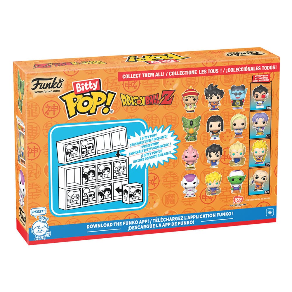 DRAGON BALL BITTY POP! VINYL FIGURE 4-PACK SERIES 4 2,5 CM P037901