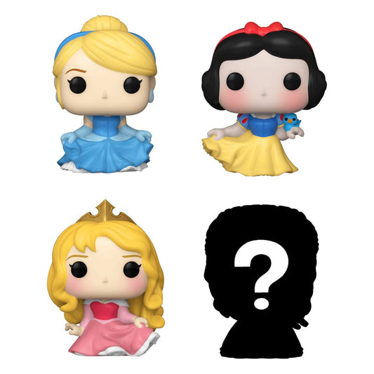 Funko Bitty Pop Disney Princess Cinderella, Snow White, Aurora, Figura Sorpresa P037903