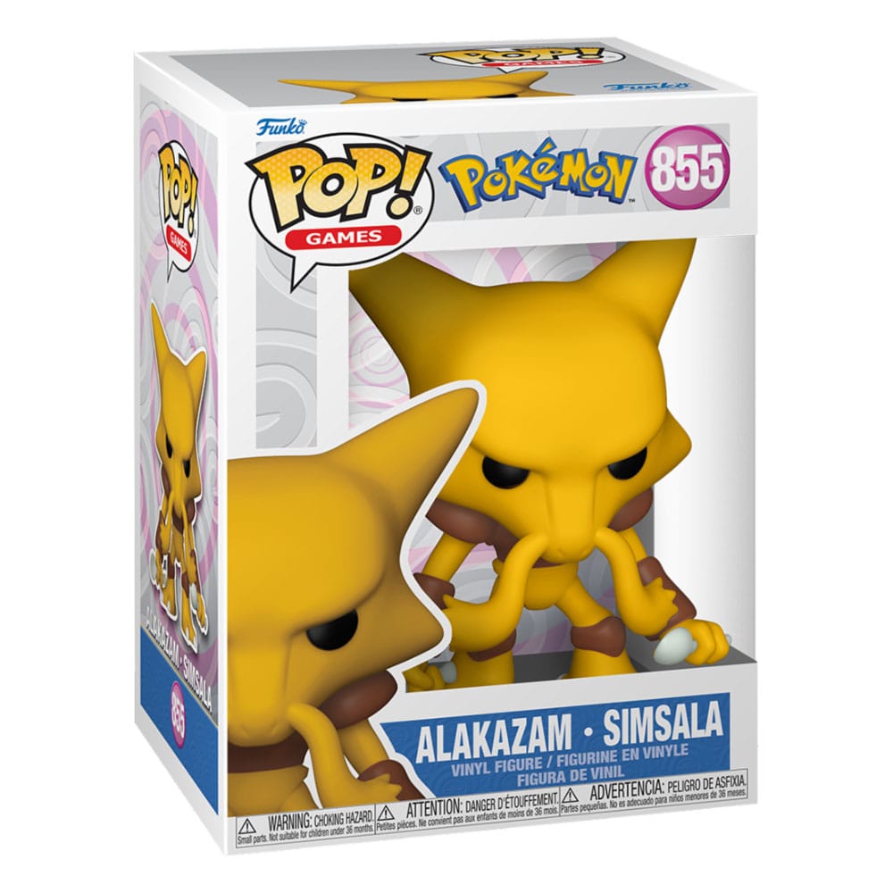 POKEMON POP! GAMES VINYL FIGURE ALAKAZAM (EMEA) 9 CM P037954