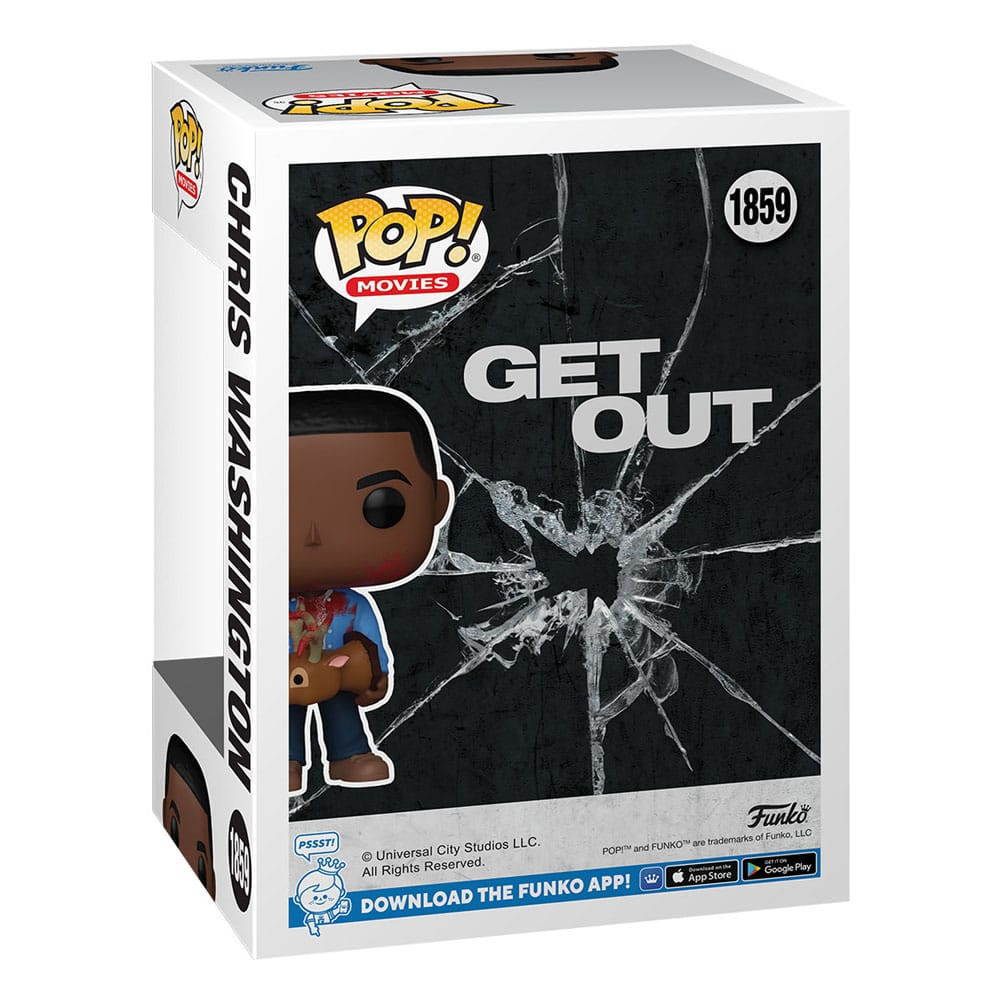 JORDAN PEELE POP! MOVIES VINYL FIGURE GET OUT - CHRIS WASHINGTON W/DEER 9 CM P037964