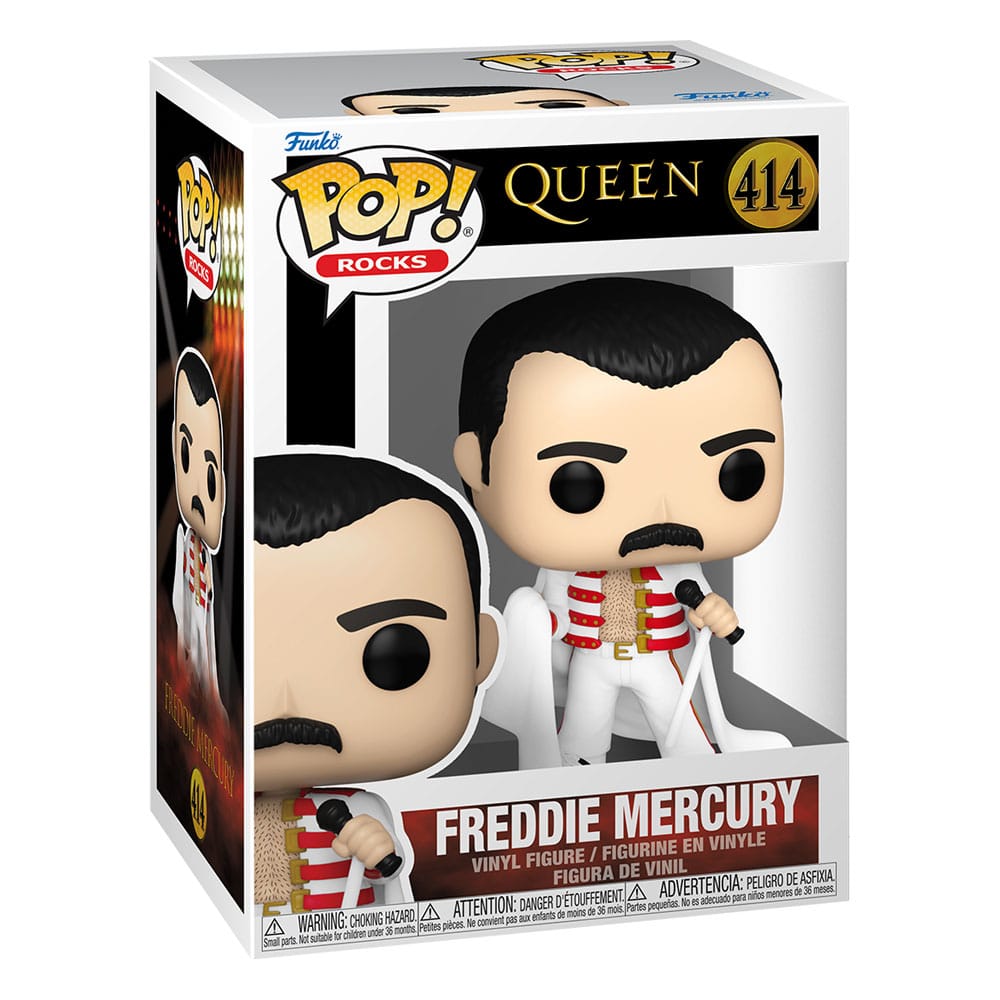 QUEEN POP! ROCKS VINYL FIGURE FREDDIE MERCURY WITH CAPE 9 CM P038005