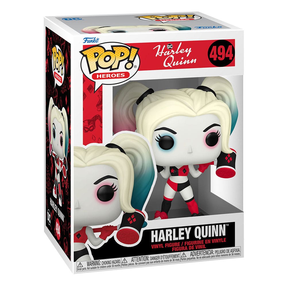 HARLEY QUINN ANIMATED SERIES POP! HEROES VINYL FIGURE HARLEY QUINN 9 CM