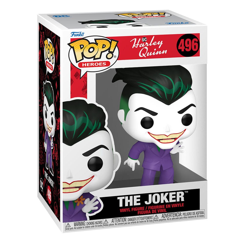 HARLEY QUINN ANIMATED SERIES POP! HEROES VINYL FIGURE THE JOKER 9 CM P038145