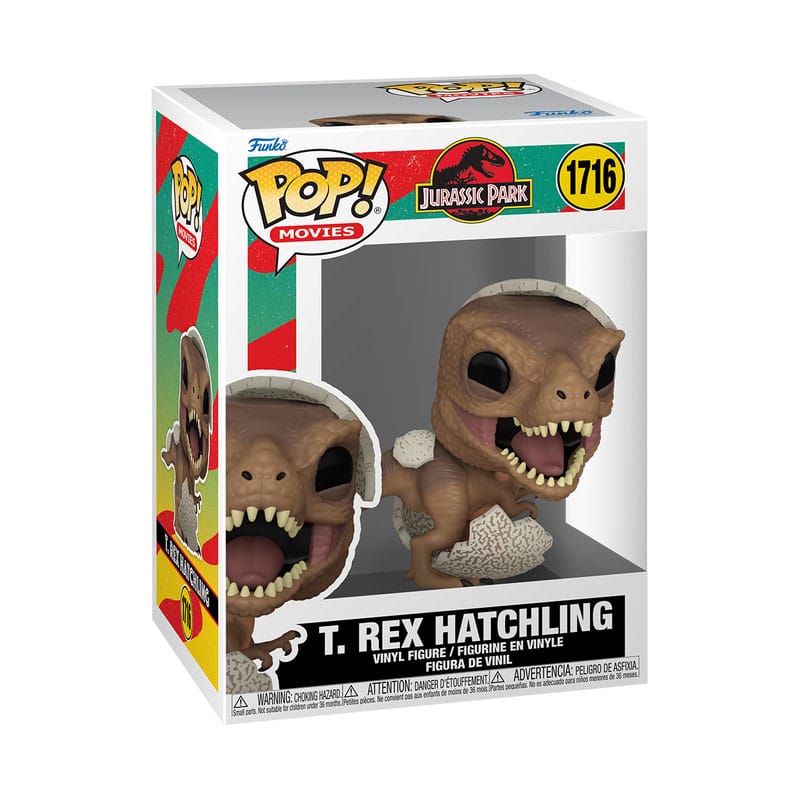 JURASSIC PARK HATCHLING POP! MOVIES VINYL FIGURE TYRANNOSAURUS REX 9 CM P038197