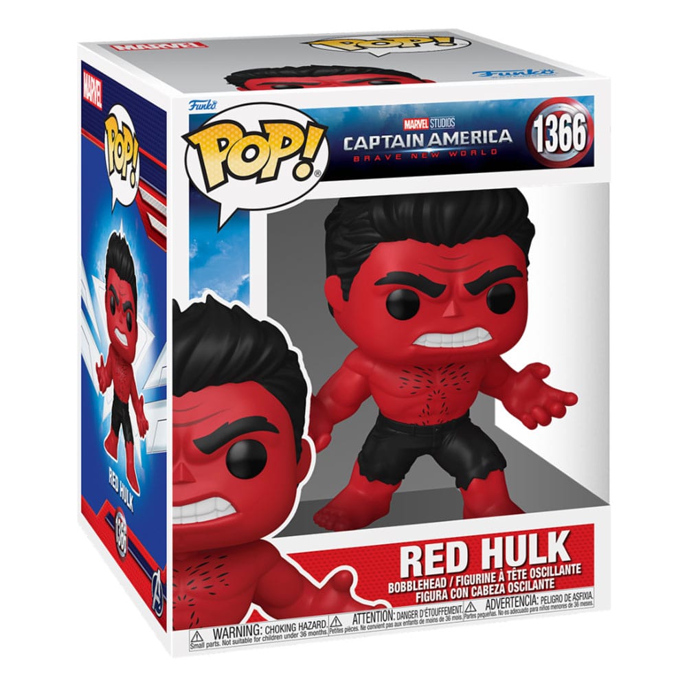 CAPTAIN AMERICA BRAVE NEW WORLD OVERSIZED POP! VINYL FIGURE RED HULK 15 CM P038203