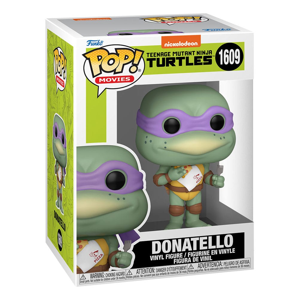 TEENAGE MUTANT NINJA TURTLES POP! MOVIES VINYL FIGURE DONATELLO W/NAPKIN 9 CM P038227
