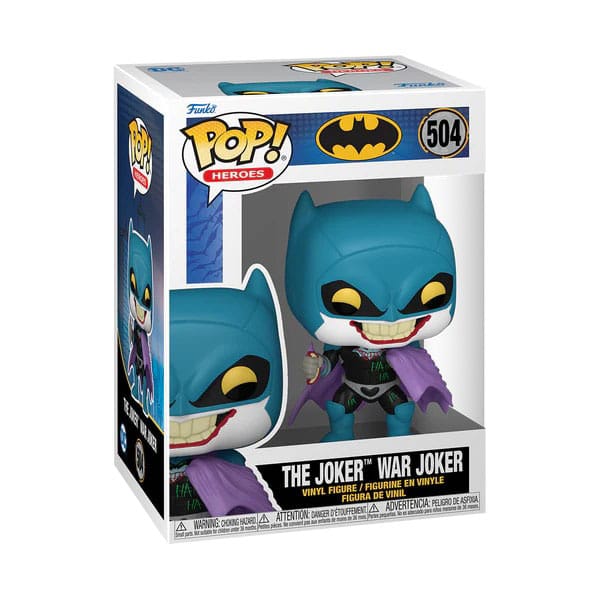 DC COMICS SERIES POP! HEROES VINYL BATMAN WAR ZONE - JOKER 9 CM P038240