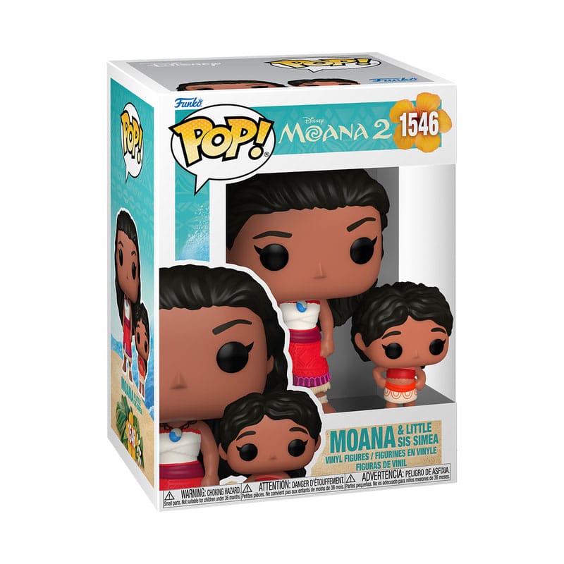 MOANA 2 POP! & BUDDY VINYL FIGURE MOANA & LITTLE SIS 9 CM 9 CM P038413