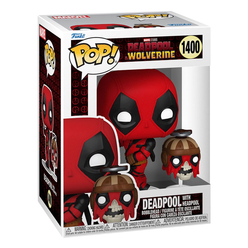 DEADPOOL 3 POP & BUDDY! VINYL FIGURE DEADPOOL W/HEADPOOL 9 CM P038436