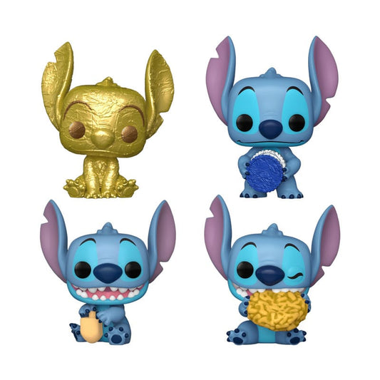 Stitch Holiday 2024 Pocket POP! Vinyl Mini figures 4-Pack Dreidel Box 4 cm P038459