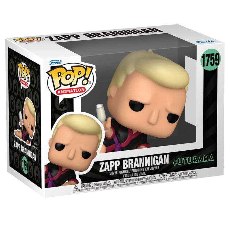 FUTURAMA POP! ANIMATION VINYL FIGURE ZAPP BRANNIGAN 9 CM P038517