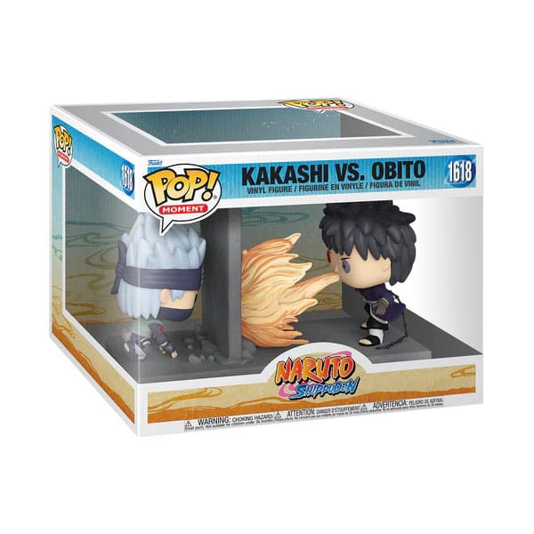 NARUTO POP! MOMENT VINYL FIGURES KAKASHI VS OBITO 9 CM P038588