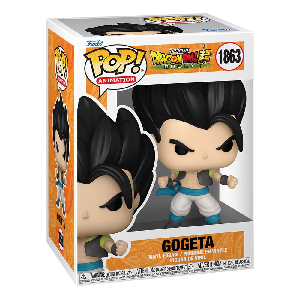 DRAGON BALL SUPER: BROLY POP! ANIMATION VINYL FIGURE GOGETA W/CH 9 CM P038664