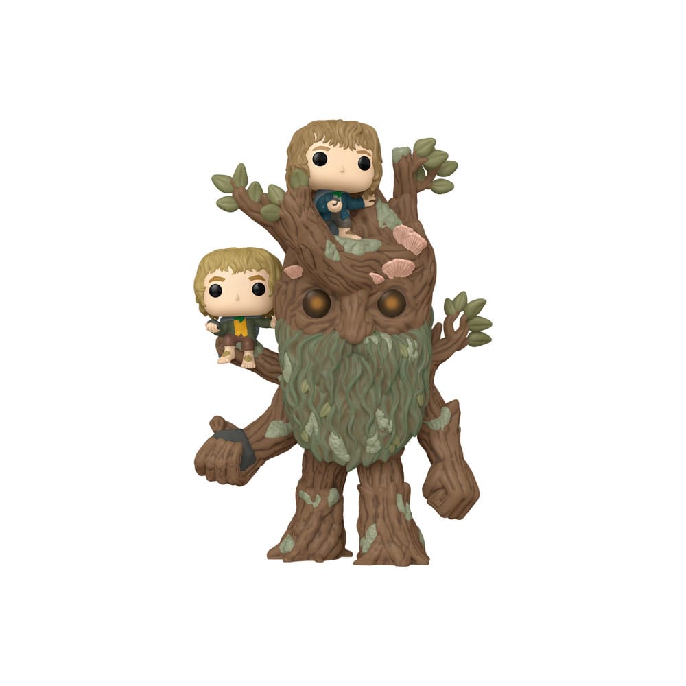 The Lord of the Rings Super Sized POP! Animation Vinyl Figure Treebeard with Merry & Pippin 15 cm P038743