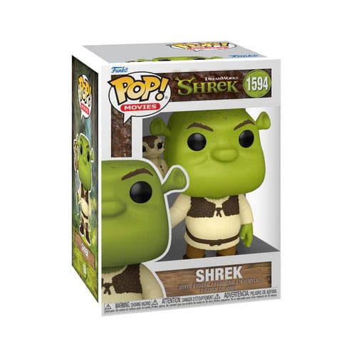 SHREK POP! MOVIES VINYL FIGURE 30TH ANNIVERSARY SHREK W/SNAKE 9 CM