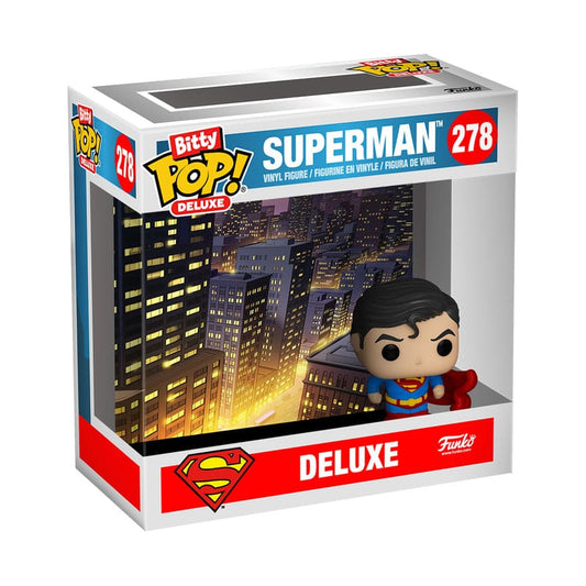 SUPERMAN BITTY POP! DELUXE VINYL FIGURE SUPERMAN(GARGOYLE) DISPLAY (12) 2,5 CM