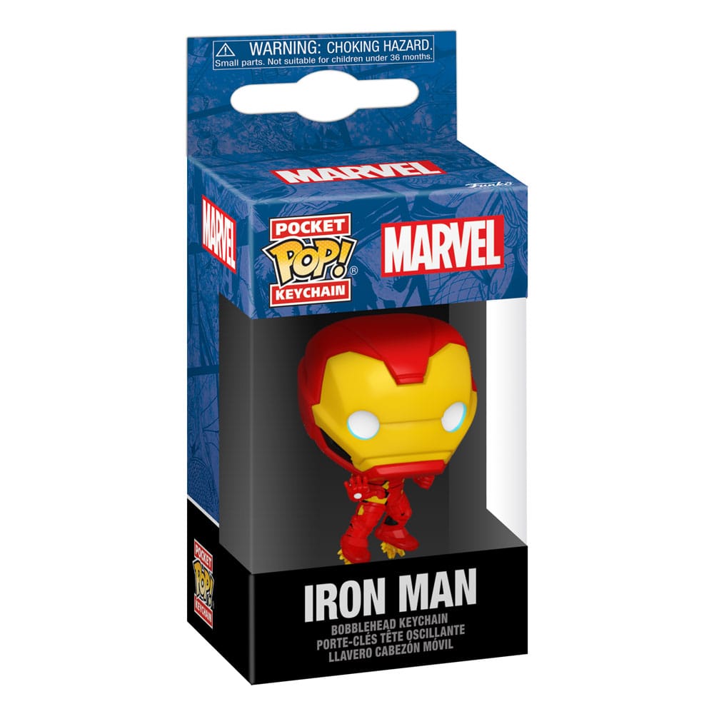 Marvel POP! Vinyl Keychains 4 cm New Classics - Iron Man Display (12) P069276