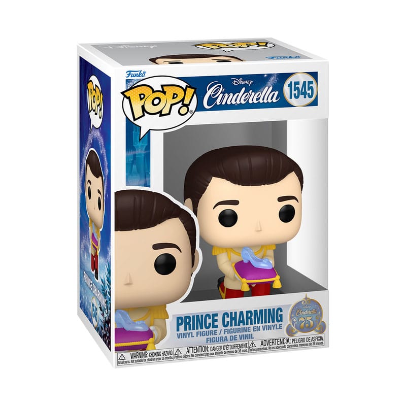 CINDERELLA 75TH ANNIVERSARY POP! DISNEY VINYL FIGURE PRINCE C 9 CM P039032