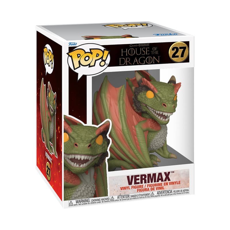 House of the Dragon Oversized POP! Vinyl Figure Vermax 15 cm P039034