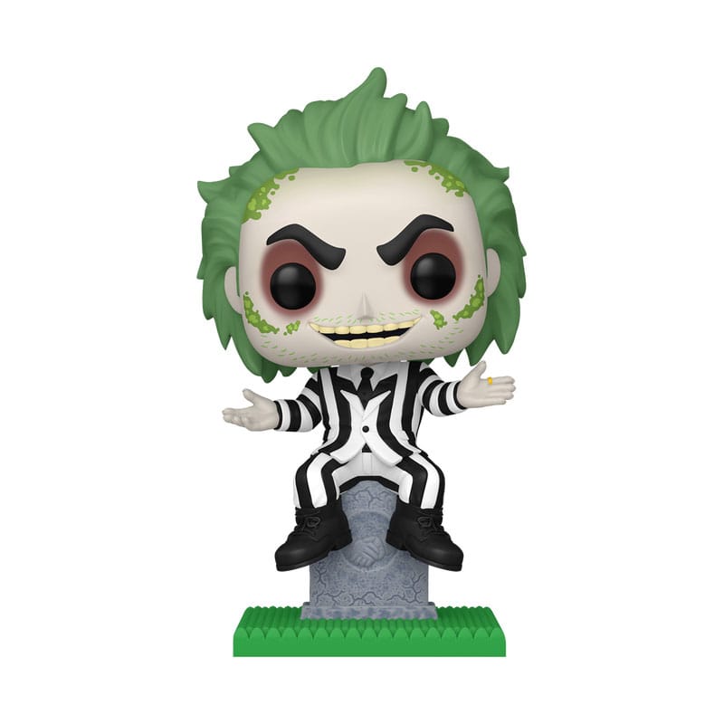 BEETLEJUICE POP! PLUS MOVIES VINYL FIGURE BEETLEJUICE W/TOMBSTONE 9 CM P039111