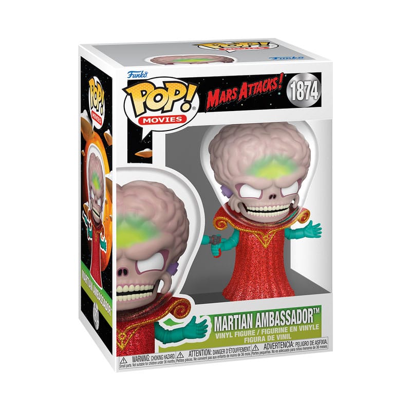 MARS ATTACKS POP! MOVIES VINYL FIGURE AMBASSADOR 9 CM P039114
