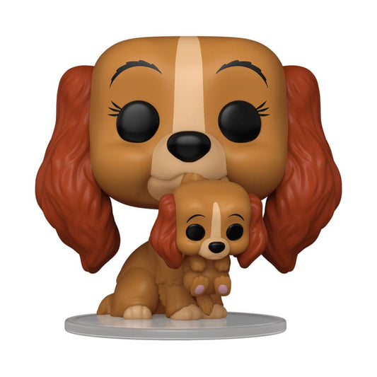 LADY AND THE TRAMP POP! DISNEY VINYL FIGURE LADY W/PUPPY 9 CM P039117