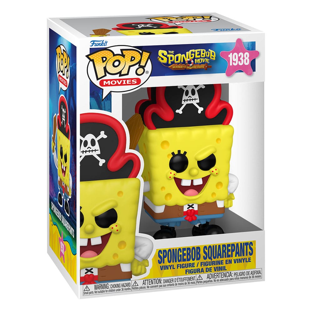 SpongeBob SquarePants POP! Vinyl Figure SquarePants (Pirate) 9 cm P065329