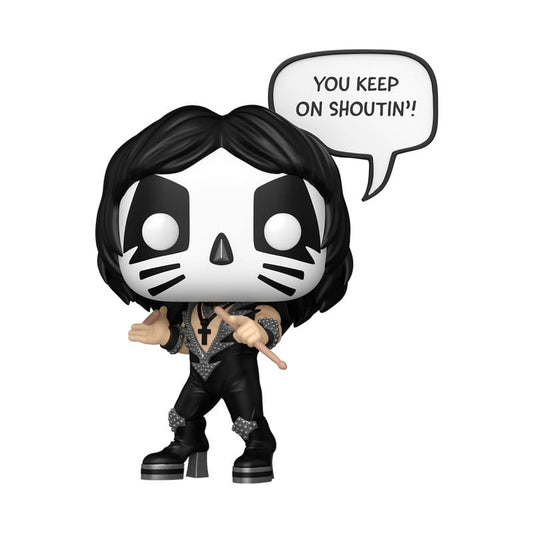 KISS POP! SAYINGS VINYL FIGURE THE CATMAN(R&R ALL NIGHT) 9 CM