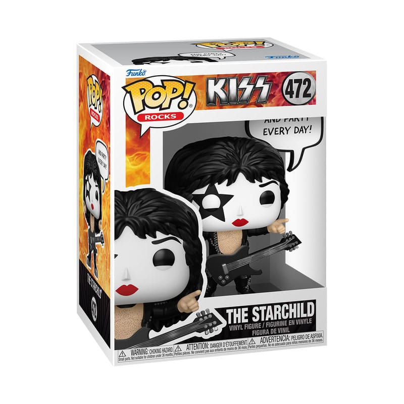 KISS POP! SAYINGS VINYL FIGURE THE STARCHILD(R&R ALL NIGHT) 9 CM