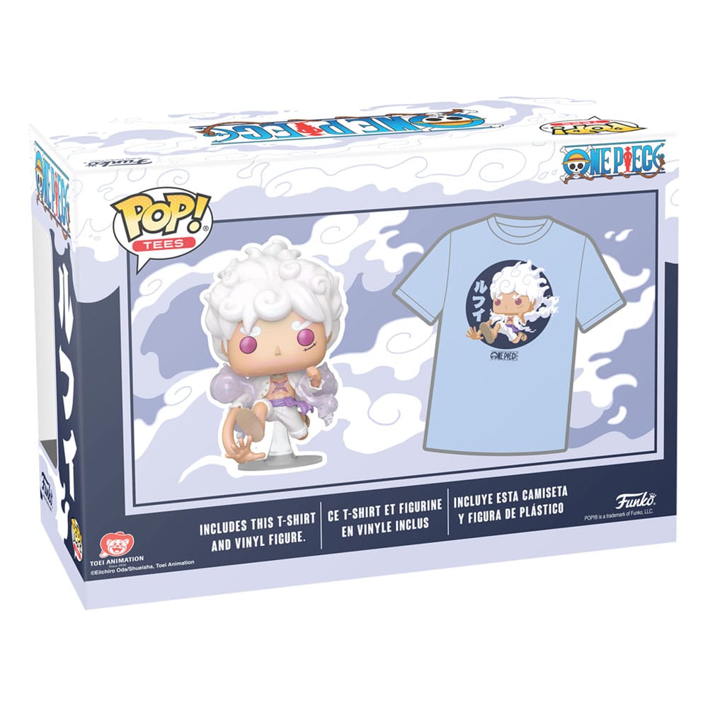 One Piece POP! & Tee Box Luffy Fifth Gear Size L