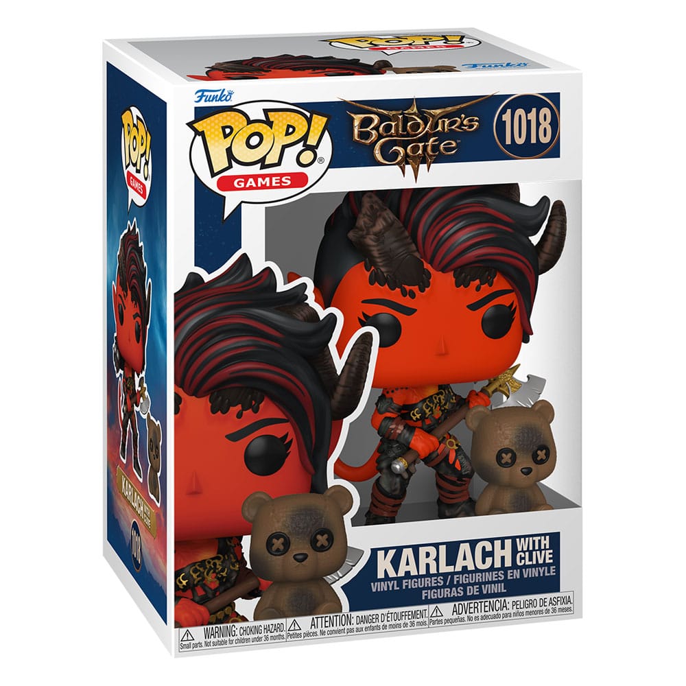 BALDUR'S GATE POP! & BUDDY VINYL FIGURE KARLACH & CLIVE 9 CM