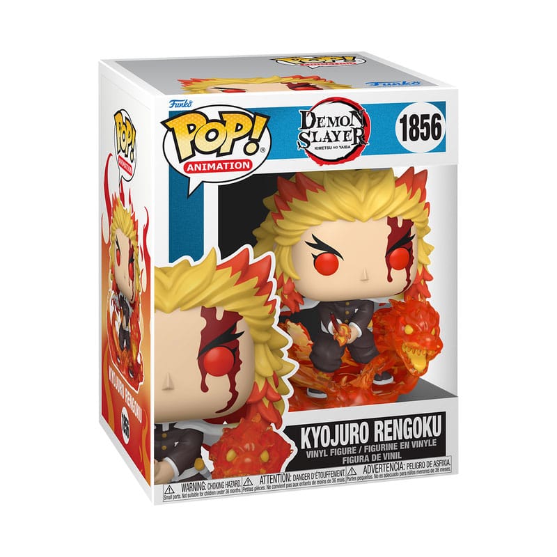 DEMON SLAYER: KIMETSU NO YAIBA POP! ANIMATION VINYL FIGURE KYOJURO RENGOKU 9TH F P039441
