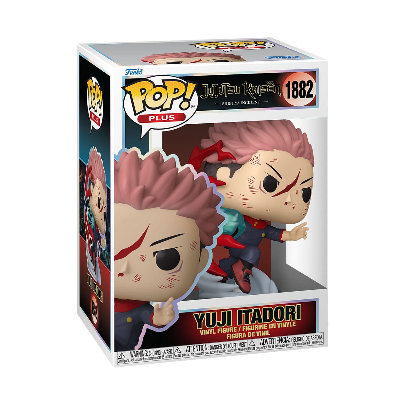 JUJUTSU KAISEN POP! PLUS ANIMATION VINYL FIGURES YUJI ITADORI 9 CM P039456