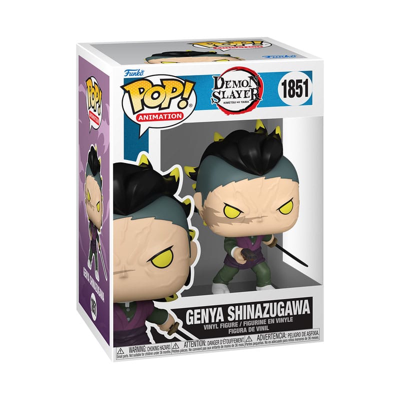 DEMON SLAYER: KIMETSU NO YAIBA POP! ANIMATION VINYL FIGURE GENYA (DEMON FORM) 9