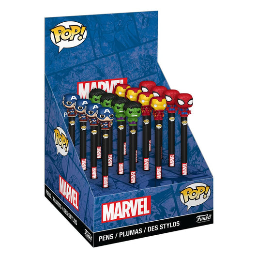 Marvel New Classics POP! Homewares Pens with Toppers Display (16) P039520