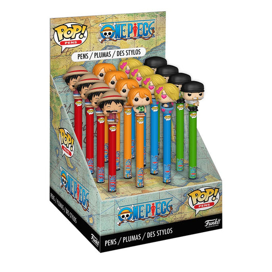 One Piece POP! Homewares Pens with Toppers Display (16) P039524