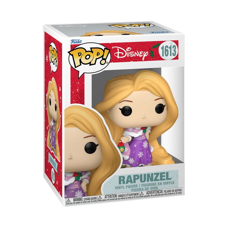DISNEY PRINCESS POP! VINYL FIGURE HOLIDAY RAPUNZEL 9 CM