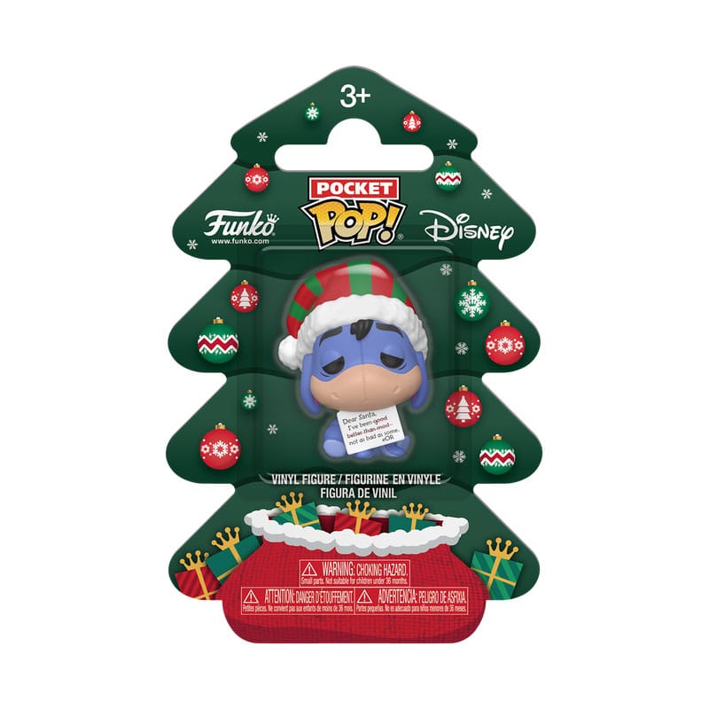 WINNIE THE POOH HOLIDAY 2025 POCKET POP! VINYL KEYCHAINS EEYORE TREE HOLIDAY BOX