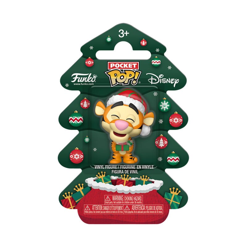 WINNIE THE POOH HOLIDAY 2025 POCKET POP! VINYL KEYCHAINS TIGGER TREE HOLIDAY BOX